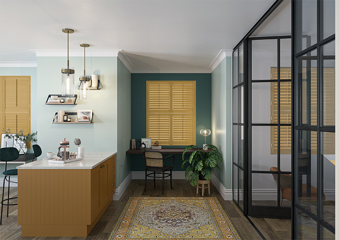 Kensington, Maple - Tier on Tier Twist&Fit Plantation Shutter - Image 10